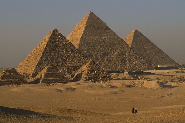 Pyramids in Cairo Egypt
